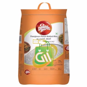 Double Horse Thanjavur Ponni Boiled Rice 5 Kg