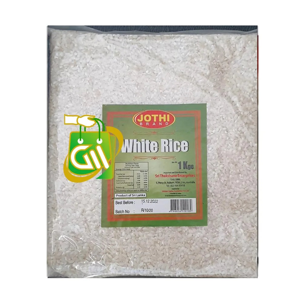 Jyothi Kiribath white raw rice 1kg